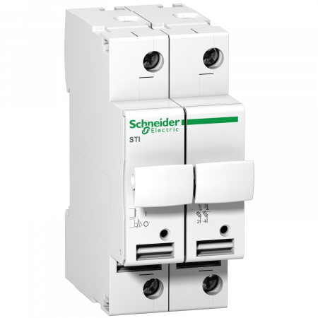 Separatoare de sarcina - Separator cu fuzibil 2P 25A 10X38mm Schneider A9N15651