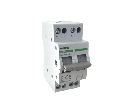 Distributie si comanda electrica - Separator de sarcina 63A 2P cu 3 pozitii de comutare (I-0-II) Noark 114829