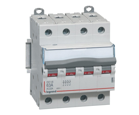 Distributie si comanda electrica - Separator de sarcina 63A 4P DX3 IS Legrand 406481