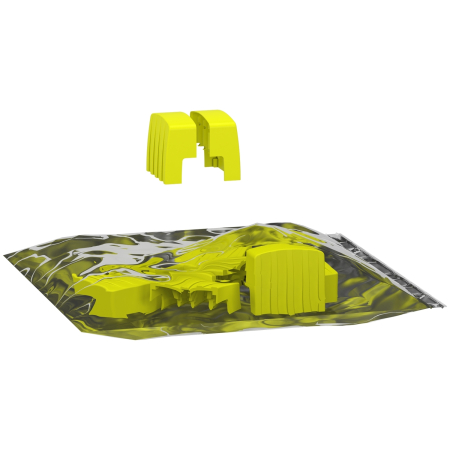 Bareta de alimentare-Pieptene - Set 10 capace busbar de final 4P Acti9 Schneider A9XPE410