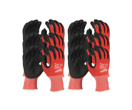 Scule meseriasi - Set 12 buc Manusi rezistente la taiere nivel A marime L Milwaukee 4932471615