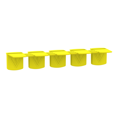 Bareta de alimentare-Pieptene - Set 20 capace protectie busbar Acti9 Schneider A9XPT920