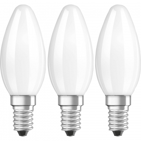 Corpuri de iluminat - Set 3 becuri B35 LED 4W 470lm 2700K E14 Osram 4058075819375