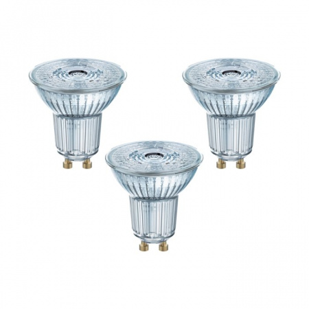 Corpuri de iluminat - Set 3 becuri PAR16 LED 4.3W 350lm 2700K GU10 Osram 4058075818392