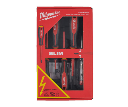 Scule meseriasi - Set 5 surubelnite VDE Milwaukee 4932478737