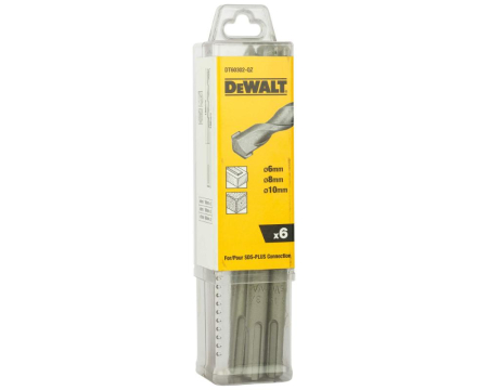 Set 6 burghie beton 6-10mm SDS Plus cu 2 taisuri DeWalt DT60302-QZ [1]