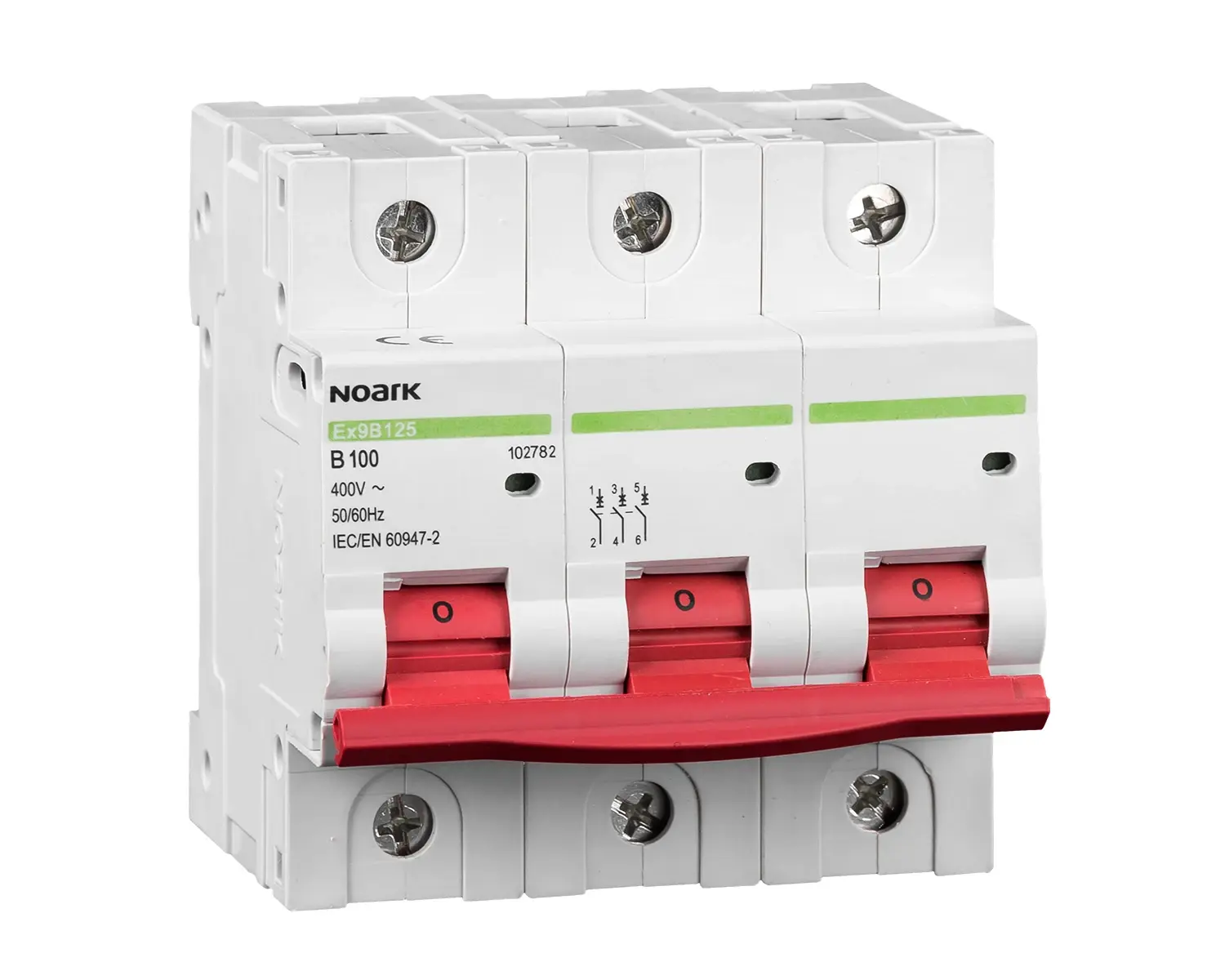 Tripolare 3P - Siguranta automata 100A 3P C 20kA Ex9B125 Noark 102792