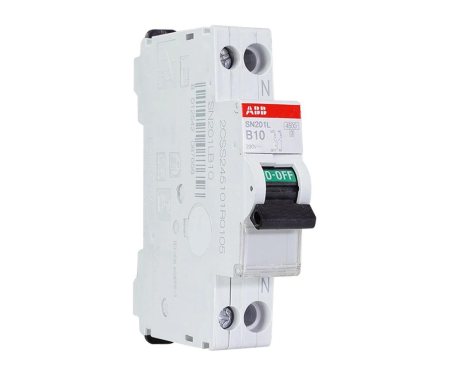 Siguranta automata 10A 1P+N B 4,5ka ABB SN201L 2CSS245101R0105 [1]