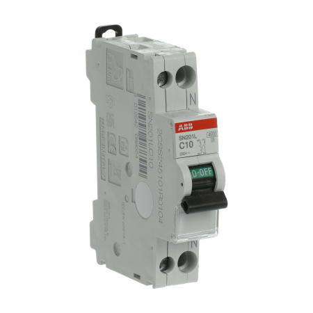 Siguranta automata 10A 1P+N C 4,5ka ABB SN201L 2CSS245101R0104 [1]