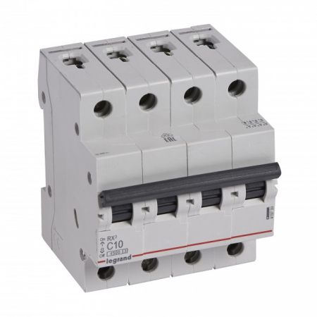 Sigurante automate - Siguranta automata 10A 4P C 4,5ka Legrand RX3 419739
