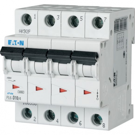 Sigurante automate - Siguranta automata 10A 4P C 6ka Eaton PL6-C10/4