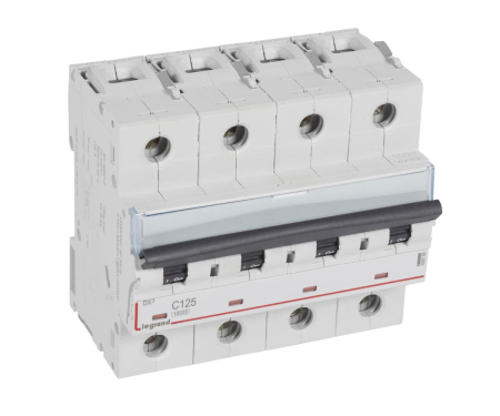 Distributie si comanda electrica - Siguranta automata 125A 4P 10ka C DX3 Legrand 408705