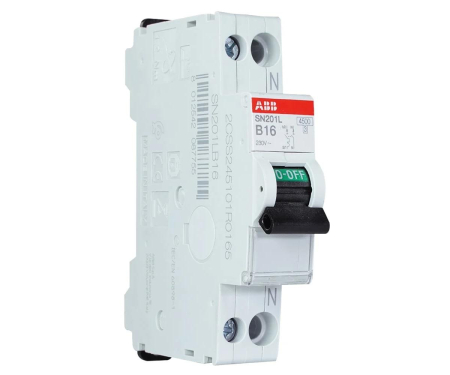 Siguranta automata 16A 1P+N B 4,5ka ABB SN201L 2CSS245101R0165 [1]