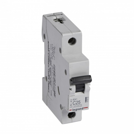 Sigurante automate - Siguranta automata 25A 1P C 4,5ka Legrand RX3 419666
