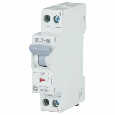 Faza+Nul 1P+N - Siguranta automata 25A 1P+N C 4,5ka Xpole Eaton HLN-C25/1N