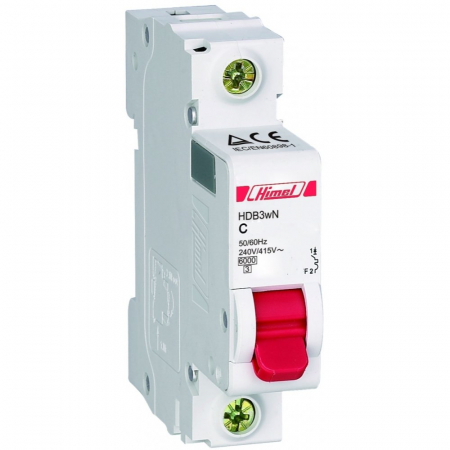Distributie si comanda electrica - Siguranta automata 32A 1P C 4,5ka Himel HDB3WL1C32