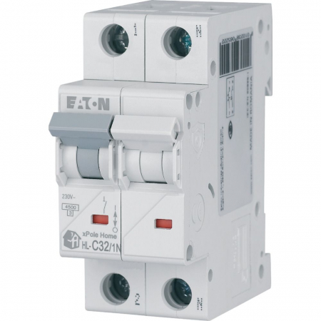 Siguranta automata 32A 1P+N C 4,5ka Xpole Eaton HL-C32/1N [1]