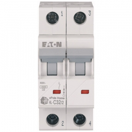 Bipolare 2P - Siguranta automata 32A 2P C 4,5ka Xpole Eaton HL-C32/2