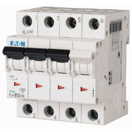 Sigurante automate - Siguranta automata 32A 3P+N 6ka Eaton PL6-C32/3N