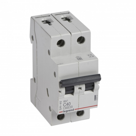 Distributie si comanda electrica - Siguranta automata 40A 2P C 4,5ka Legrand RX3 419701