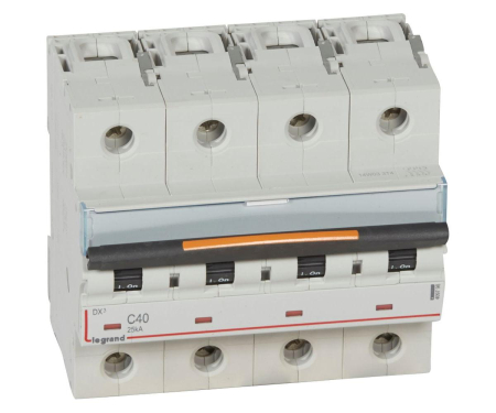 Distributie si comanda electrica - Siguranta automata 40A 4P 25ka C DX3 Legrand 409798