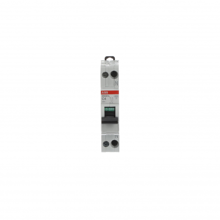 Faza+Nul 1P+N - Siguranta automata 4A 1P+N C 4,5ka ABB SN201L 2CSS245101R0044