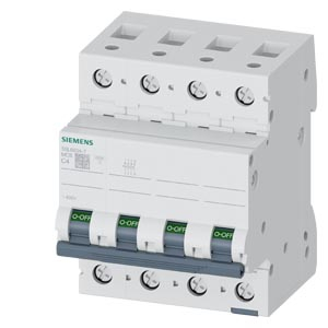 Tetrapolare 3P+N - Siguranta automata 4A 3P+N C 6ka Siemens 5SL6604-7