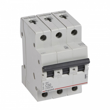 Sigurante automate - Siguranta automata 50A 3P C 4,5ka Legrand RX3 419713