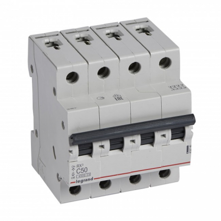 Sigurante automate - Siguranta automata 50A 4P C 4,5ka Legrand RX3 419746