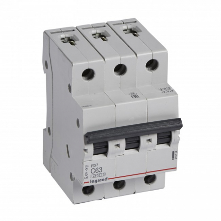 Sigurante automate - Siguranta automata 63A 3P C 4,5ka Legrand RX3 419714