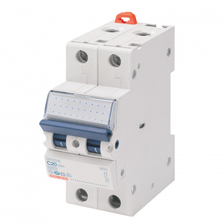 Bipolare 2P - Siguranta automata 6A 2P 4,5ka Gewiss GW92145