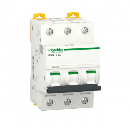 Tripolare 3P - Siguranta automata 6A 3P 6ka ACTI9 IK60N Schneider A9K24306