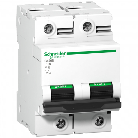 Bipolare 2P - Siguranta automata 80A 2P C 10ka Acti9 C120N Schneider A9N18361