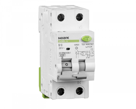 Distributie si comanda electrica - Siguranta Diferential 16A 1P+N C 30mA 6kA Noark Ex9BL-N 107630