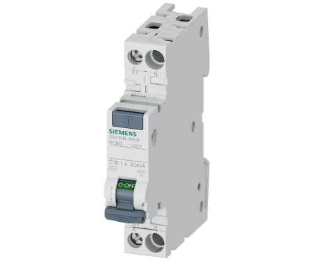 Distributie si comanda electrica - Siguranta diferenţial 16A 1P+N C 30mA 6Ka Siemens 5SV1316-1KK16