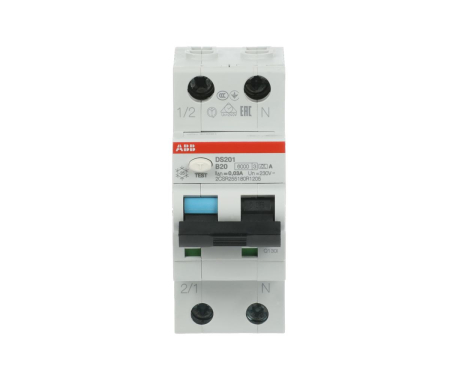 Distributie si comanda electrica - Siguranta Diferential 20A 1P+N B 30mA 6kA ABB DSH201 2CSR255070R1205