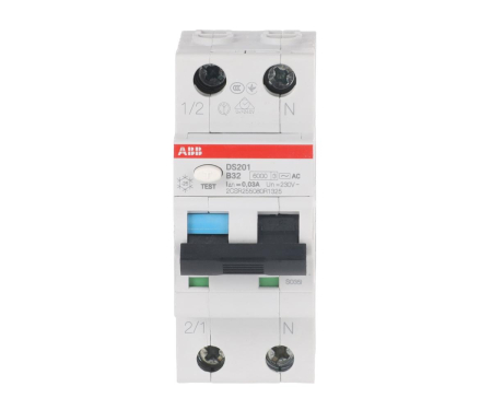 Protectie Diferentiala - Siguranta Diferential 32A 1P+N B 30mA 6kA ABB DSH201 2CSR255070R1325