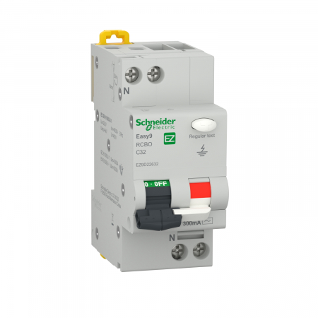 Protectie Diferentiala - Siguranta Diferential 32A 1P+N C 300mA 4,5kA Easy9 Schneider EZ9D22632