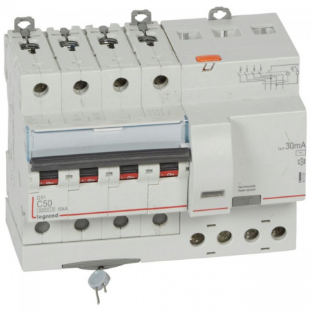 Sigurante automate - Siguranta Diferential 50A 4P AC 30mA C 10kA Legrand DX3 411191