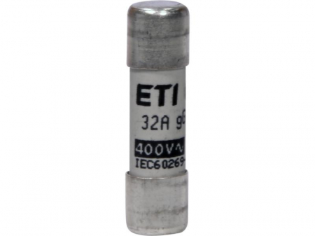 Distributie si comanda electrica - Siguranta fuzibila cilindrica 32A CH10X38 gG 500V Eti 002651022
