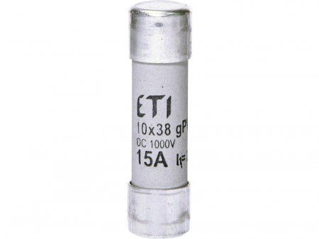 Siguranta fuzibila voltaica 15A CH10X38 gPV 1000V Eti 002625080