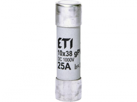 Siguranta fuzibila voltaica 25A CH10X38 gPV 1000V Eti 002625139