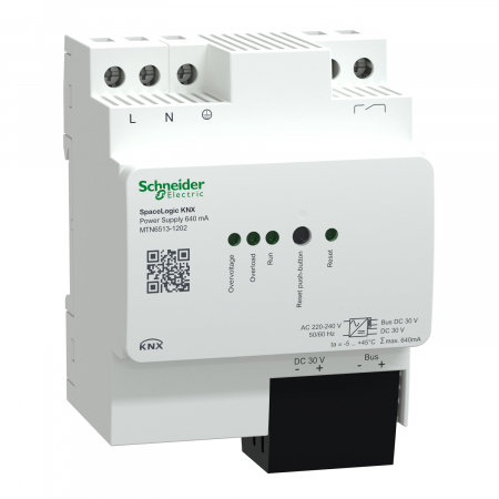 Prize si intrerupatoare - Sursa 640 mA SpaceLogic KNX Schneider MTN6513-1202