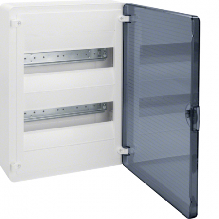 Tablouri PVC - Tablou electric PT 24 module (2x12) usa transparenta Hager VS212TD