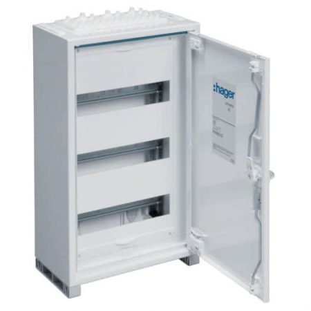 Tablouri metalice - Tablou metalic PT 36 module (3x12) usa plina Hager FWB31S