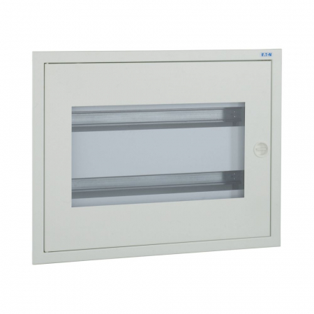 Tablouri metalice - Tablou metalic PT 48 module (2x24) usa sticla IP30 Eaton alb BF-OT-2/48-C