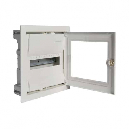 Tablouri metalice - Tablou metalic ST 12 module usa transparenta Hager VU12NG