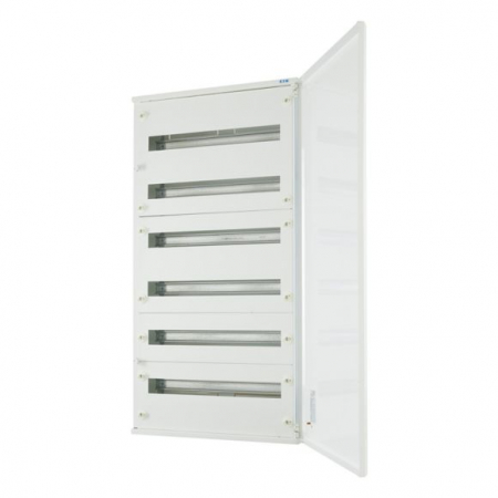 Tablouri metalice - Tablou metalic ST 144 module (6x24) usa plina IP30 Eaton alb BF-U-6/144-C