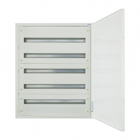 Tablouri electrice - Tablou metalic ST 165 module (5x33) usa plina IP30 Eaton alb BF-U-5/165-C
