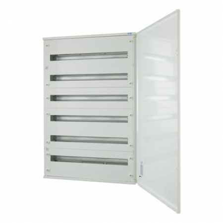 Tablouri metalice - Tablou metalic ST 198 module (6x33) usa plina IP30 Eaton alb BF-U-6/198-C